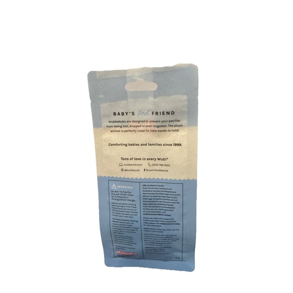 WubbaNub White Lamb Infant Pacifier Plush – NEW & SEALED! - Picture 3 of 3